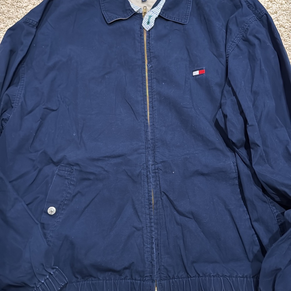 Tommy Hilfiger Men's Deep Blue Windbreaker
